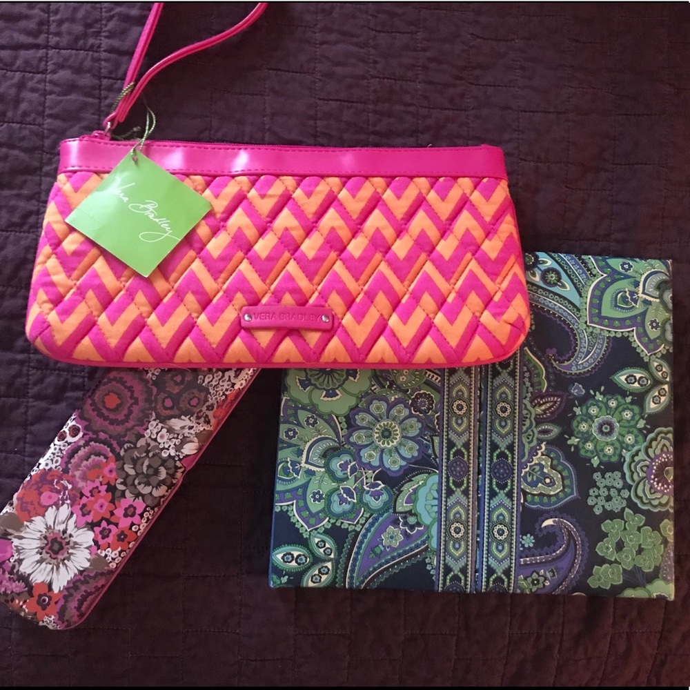 Vera Bradley Wristlet with Complimentary Extras